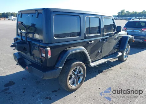 2018 Jeep Wrangler Unlimited Sahara 4X4 z USA, uszkodzony, nr VIN 1C4HJXEN7JW325742
